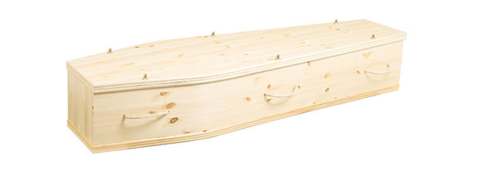 Pine Rope Coffin